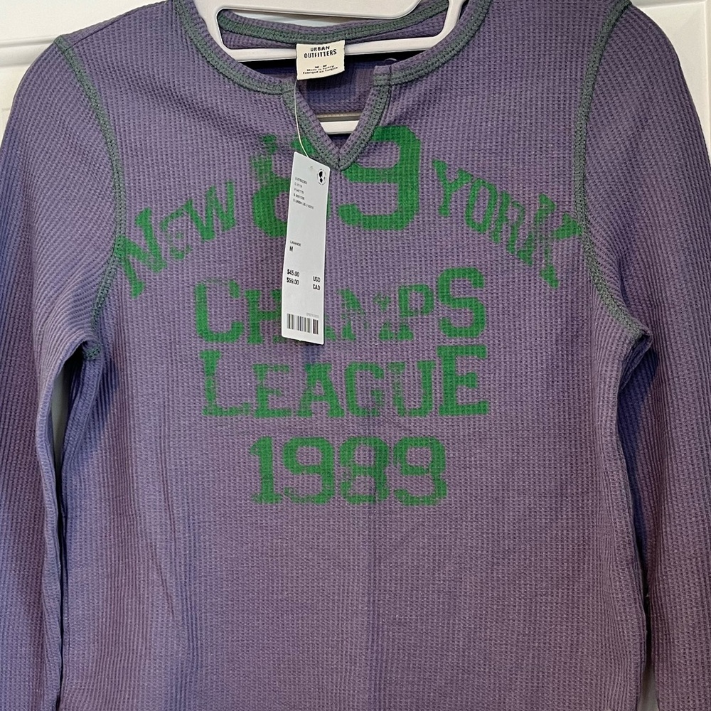 Urban Outfitters long sleeve waffle tee - size M